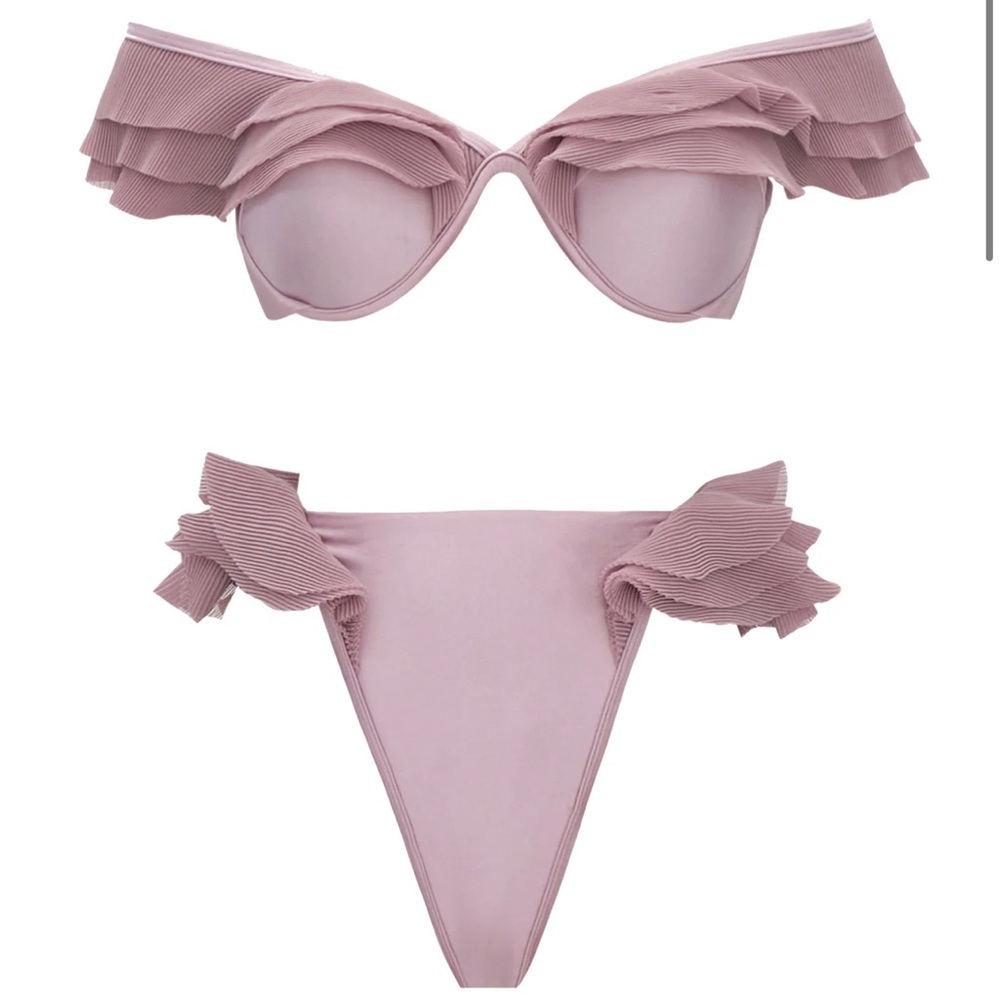 COPY - SALAMA BIKINI TOP AND BOTTOM IN DUSTY LILAC